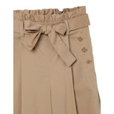 Twinset Pantalone Modello A Palazzo Tinta Unita per Bambina 251GJ2425 BEIGE TWINSET 