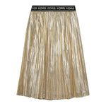 Michael Kors Gonna tinta unita con Elastico In Vita Oro per Bambina R13128 ORO MICHAEL KORS 