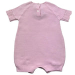 Le Bebe Pagliaccetto Mezza Manica Tinta Unita  per Neonata LBG6275 ROSA LE BEBE 