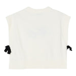 Philosophy Maglia Girocollo Tinta Unita con Logo per Bambina I9E308XX BIANCO PHILOSOPHY 