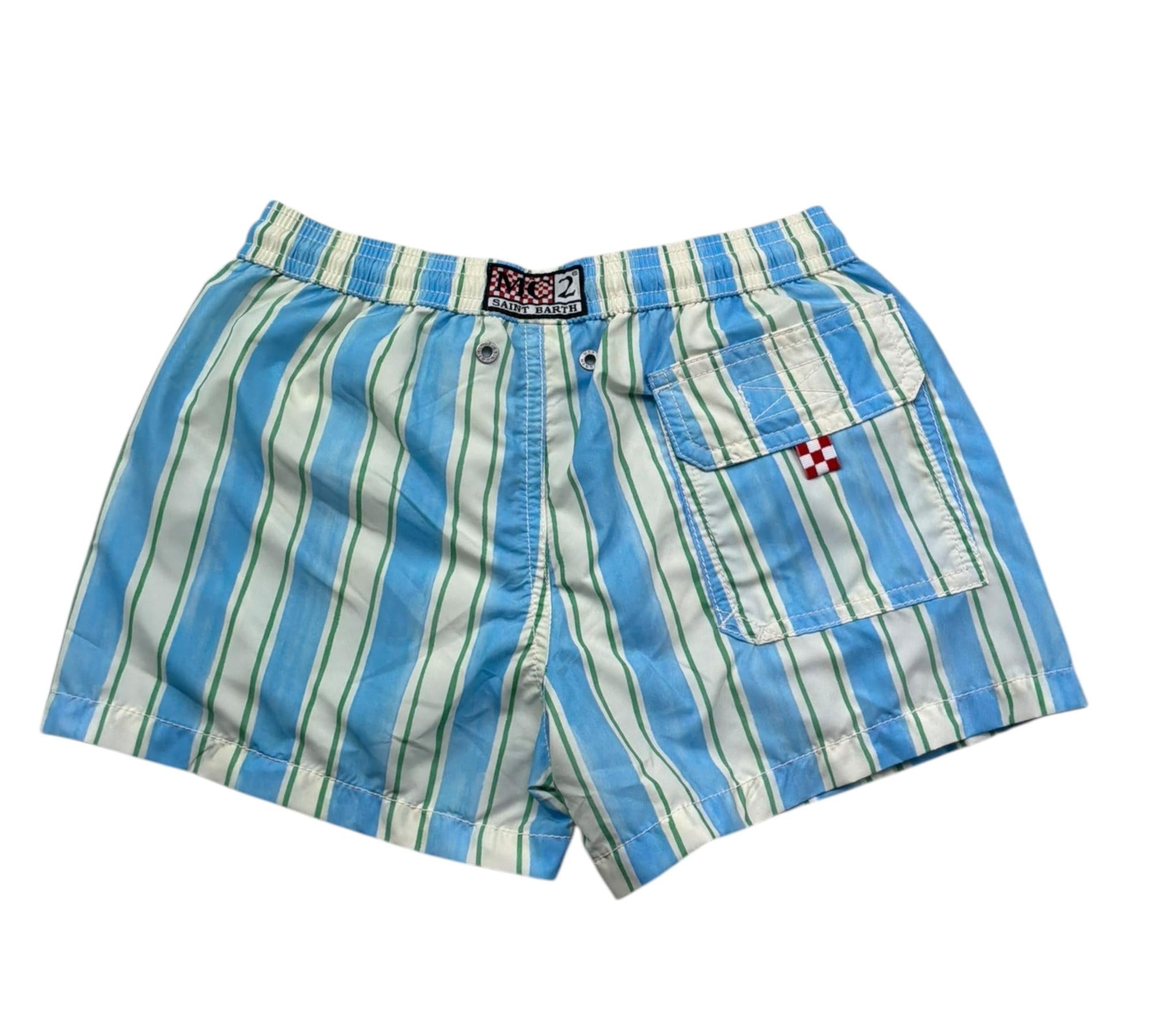 Saint Barth Costume Fantasia A Righe per Bambino BIGSTRIPERS AZZURRO SAINT BARTH 