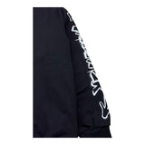 DISCLAIMER felpa chiusa girocollo tinta unita con stampa logo Nero per Bambino 24IDK58202 NERO DISCLAIMER 