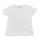 Move T-Shirt Tinta Unita Girocollo con Stampa per Bambino TURCHIA BIANCO MOVE 