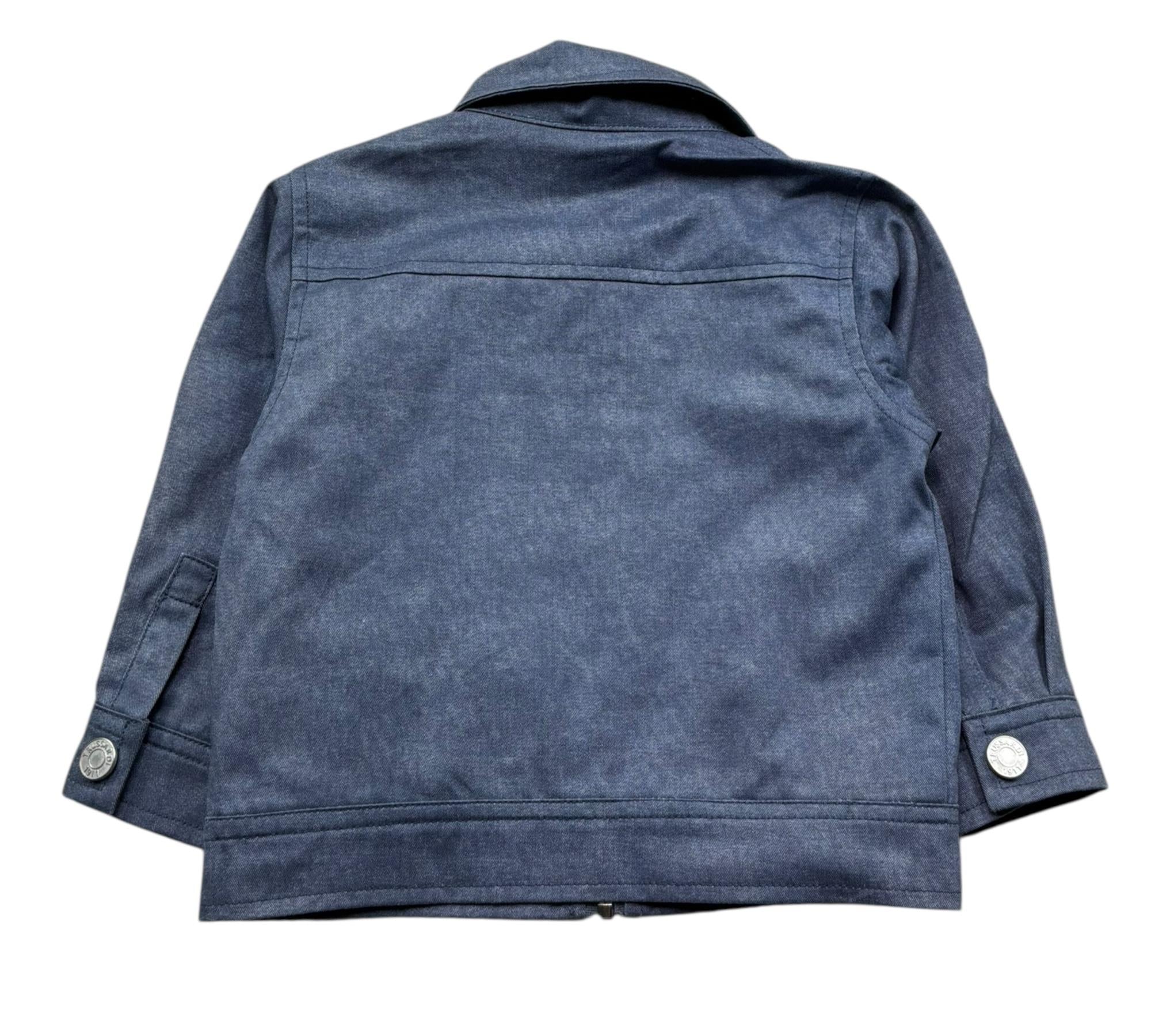 Trussardi Giubbino Tinta Unita con Zip per Neonato TIP26042GB BLU TRUSSARDI 