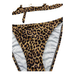 Matinée Costume 2 Pezzi Triangolo-Fascia con Fantasia Maculata per Bambina CC1015 MARRONE MATINÉE 