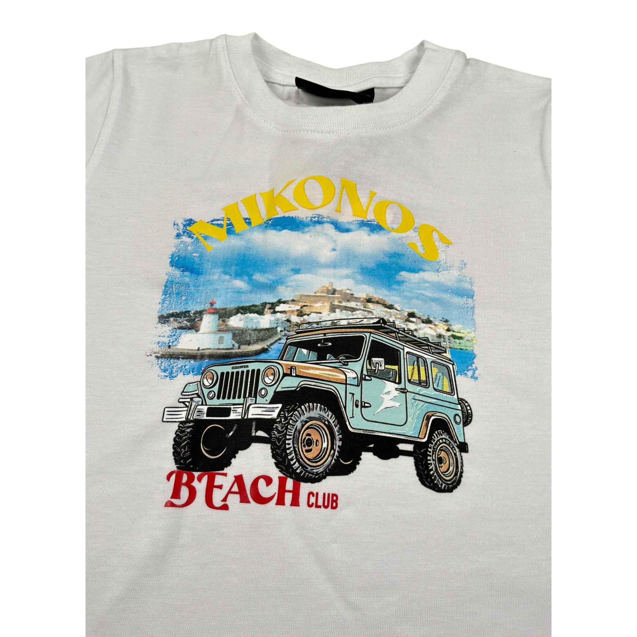 F**K T-Shirt Girocollo Tinta Unita con Logo per Bambino FJ25J01TS75WH BIANCO F**K 