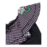 John Richmond Top Tinta Unita con Rouches per Bambina RGP26110TO NERO JOHN RICHMOND 