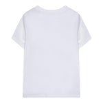 Moschino T-Shirt Girocollo Tinta Unita con Orso per Neonato MUM04AXX BIANCO MOSCHINO 