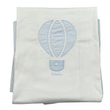 Lalalu' Coperta Tinta Unita con Stampa per Neonato COL1G BIANCO LALALU' 