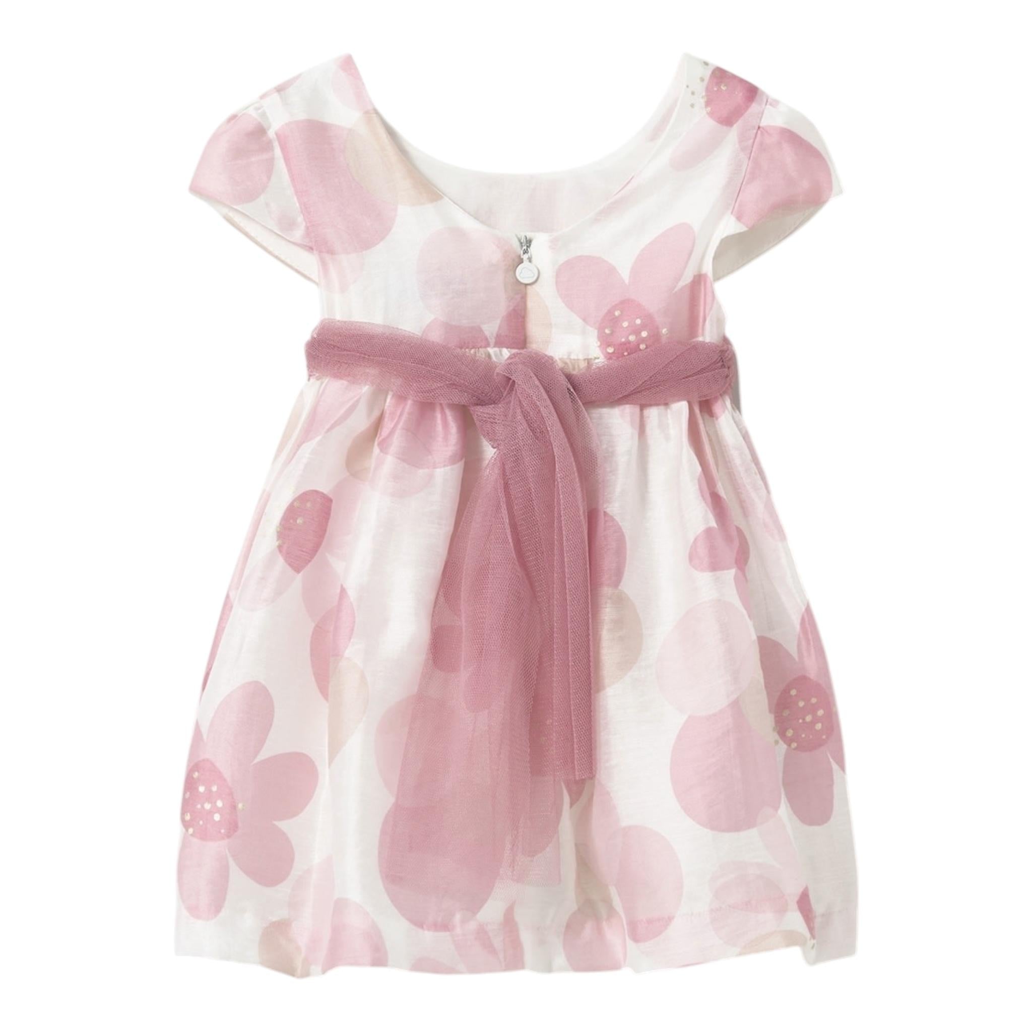 Mayoral Abito Giromanica Stampa Fantasia per Neonata 1905X ROSA MAYORAL 