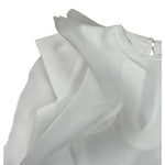 M+E' T-Shirt Girocollo tinta unita con Tulle Bianco per Neonata UE1768NX BIANCO M+E' 