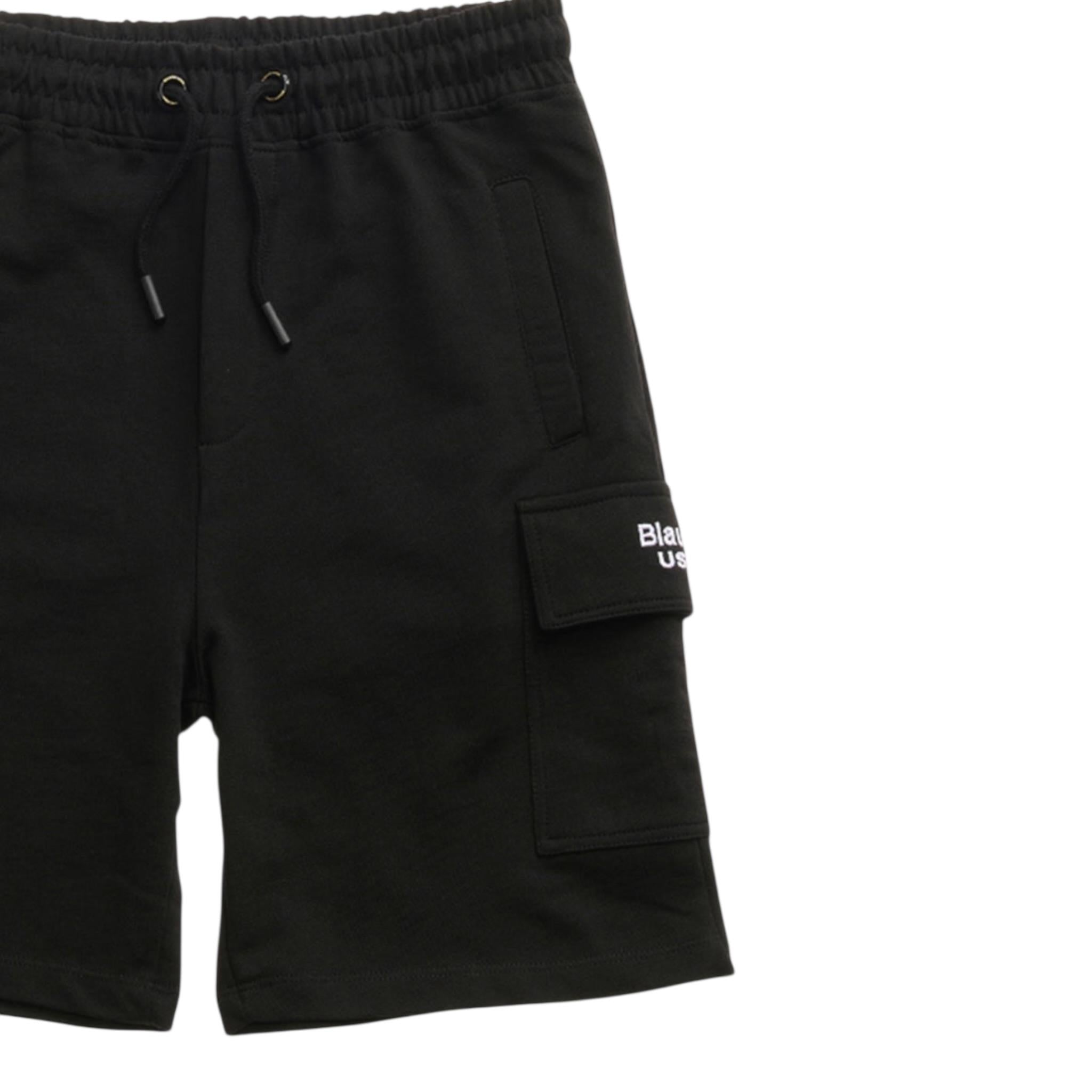 Blauer Bermuda Tinta Unita con Elastico In Vita per Neonato 25SBLKP05558X NERO BLAUER 