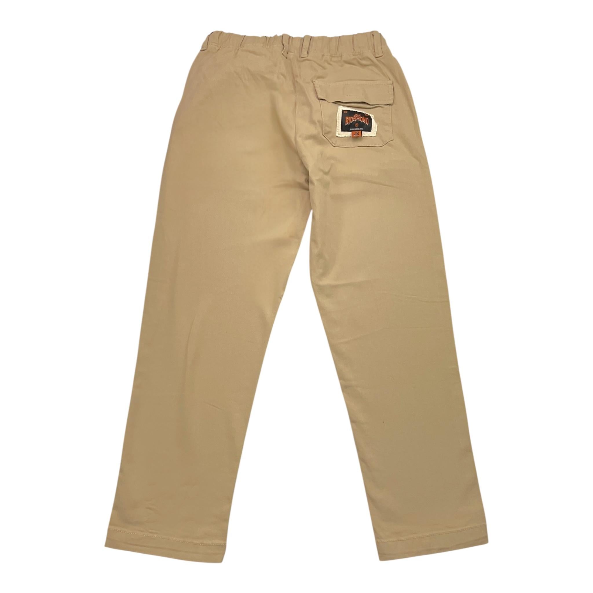 JOHN RICHMOND pantalone tinta unita con elastico in vita Beige per Bambino RBA24076PAXXX BEIGE JOHN RICHMOND 