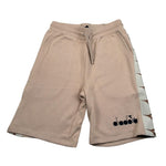 Diadora Bermuda Tuta tinta unita con Loghi Beige per Bambino 033216 BEIGE DIADORA 
