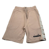 Diadora Bermuda Tuta tinta unita con Loghi Beige per Bambino 033216 BEIGE DIADORA 
