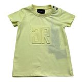 John Richmond T-Shirt Girocollo Tinta Unita con Logo per Neonata RIP26030TS GIALLO JOHN RICHMOND 