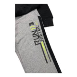 EMC completo 2 pezzi felpa-pantalone bicolore Nero/grigio per Bambino CO3547 NERO/GRIGIO EMC 