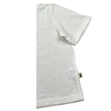 Petit Indi T-Shirt Girocollo Tinta Unita per Neonato SS25BK7617N BIANCO PETIT INDI 