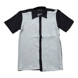 Brian Rush Camicia Manica Lunga Tinta Unita Azzurro/Blu Per Neonato