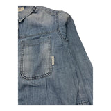 REPLAY camicia in denim tinta unita manica lunga Azzurro per Bambina SG1078 AZZURRO REPLAY 