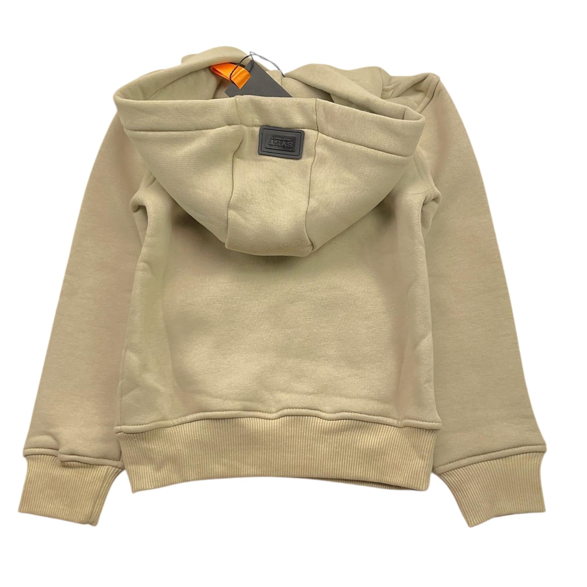 STAY STREET felpa tinta unita con cappuccio e stampa Beige per Neonato 14918 BEIGE STAY STREET 