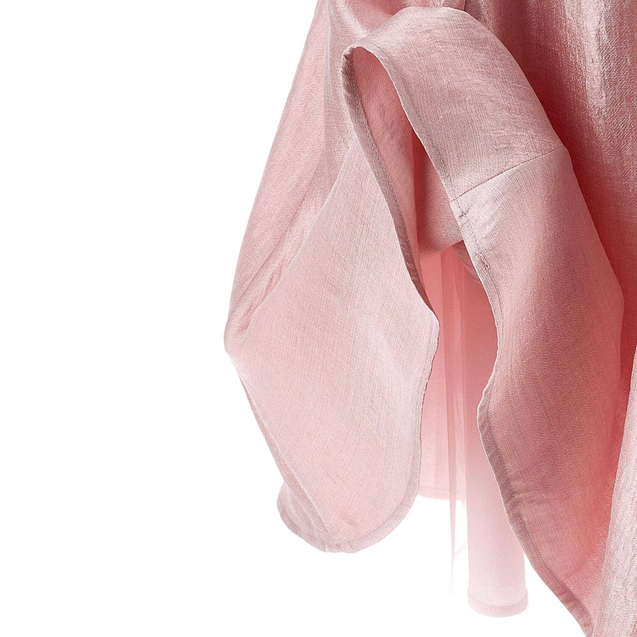 Monnalisa Gonna Tinta Unita con Elastico In Vita per Bambina 71E702 ROSA MONNALISA 