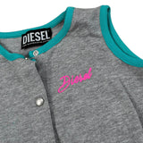 Diesel Pagliaccetto Tinta Unita Giromanica per Neonata K00187 GRIGIO DIESEL 