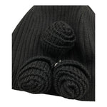 MISS BLUMARINE cappello tinta unita con rose Nero per Bambina IF3182 NERO MISS BLUMARINE 