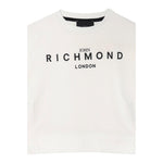 John Richmond Completo 2 Pezzi Felpa-Pantalone per Neonata RGP25004CF BIANCO/NERO JOHN RICHMOND 