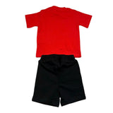 Cesare Paciotti Completo 2 Pezzi T-Shirt-Bermuda per Neonato CMP5114B NERO/ROSSO CESARE PACIOTTI 