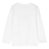 IL GUFO shirt girocollo tinta unita con stampa Bianco per Bambina A24TA348MF002 BIANCO IL GUFO 