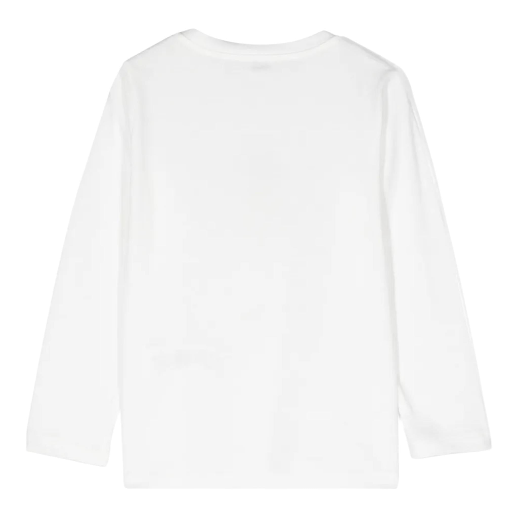 IL GUFO shirt girocollo tinta unita con stampa Bianco per Bambina A24TA348MF002 BIANCO IL GUFO 