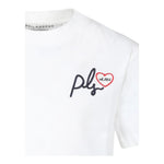 PHILOSOPHY t-shirt girocollo tinta unita con stampa Bianco per Bambina PFTS019 BIANCO PHILOSOPHY 