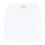 Twinset Top Maniche Ricamate Tinta Unita per Bambina 251GJ2QR9 BIANCO TWINSET 