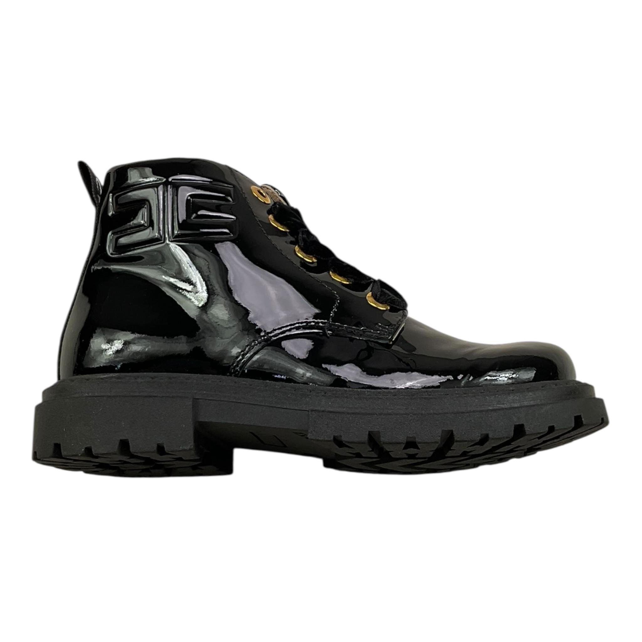 ELISABETTA FRANCHI tronchetto tinta unita con suola in gomma Nero per Bambina F1A5E0125 NERO ELISABETTA FRANCHI 