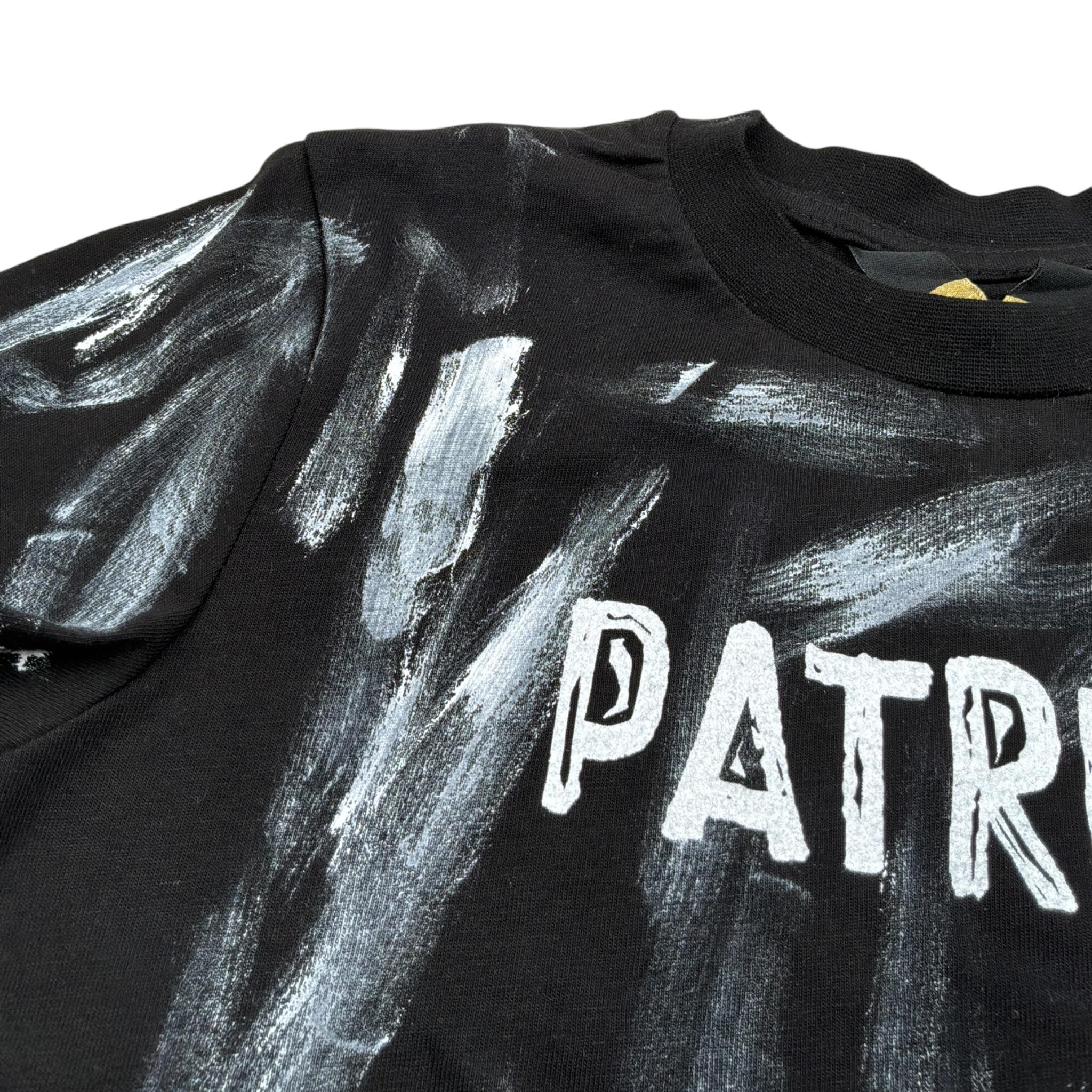 Patriot T-Shirt Girocollo tinta unita con Stampa Nero per Bambino 00714 NERO PATRIOT 