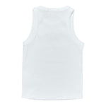 Saint Barth Canotta Tinta Unita con Stampa per Bambina BLUE002 BIANCO SAINT BARTH 