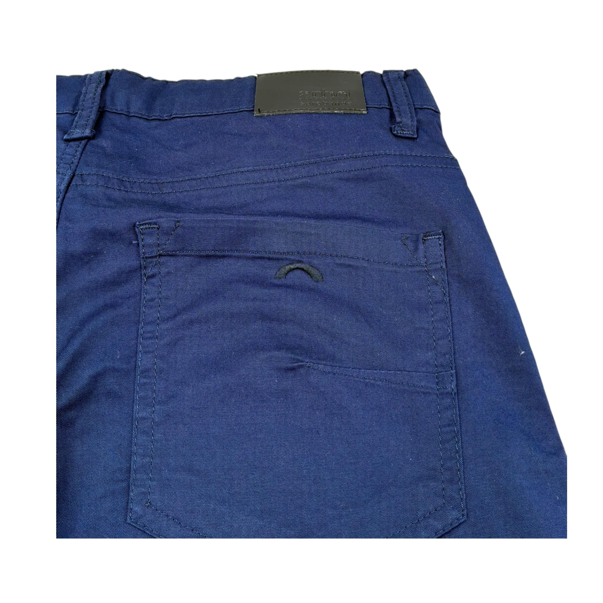 Sarabanda Bermuda Tinta Unita con Girovita Regolabile per Bambino 06623 BLU SARABANDA 