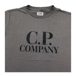 C.P. Company T-Shirt Girocollo Tinta Unita per Bambino CNM006 GRIGIO C.P. COMPANY 
