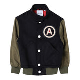 ASPESI giubbino tinta unita con maniche in contrasto Nero per Bambino F24042GMW0061 NERO ASPESI 