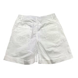 Lu Lu By Miss Grant Short Tinta Unita Con Elastico In Vita Bianco Per Bambina