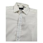 Manuell & Frank Camicia Manica Lunga Tinta Unita per Bambino MF3404B BIANCO MANUELL & FRANK 