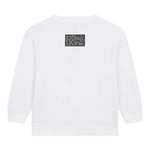 MARC JACOBS felpa girocollo tinta unita con stampa Bianco per Neonato W60319N BIANCO MARC JACOBS 