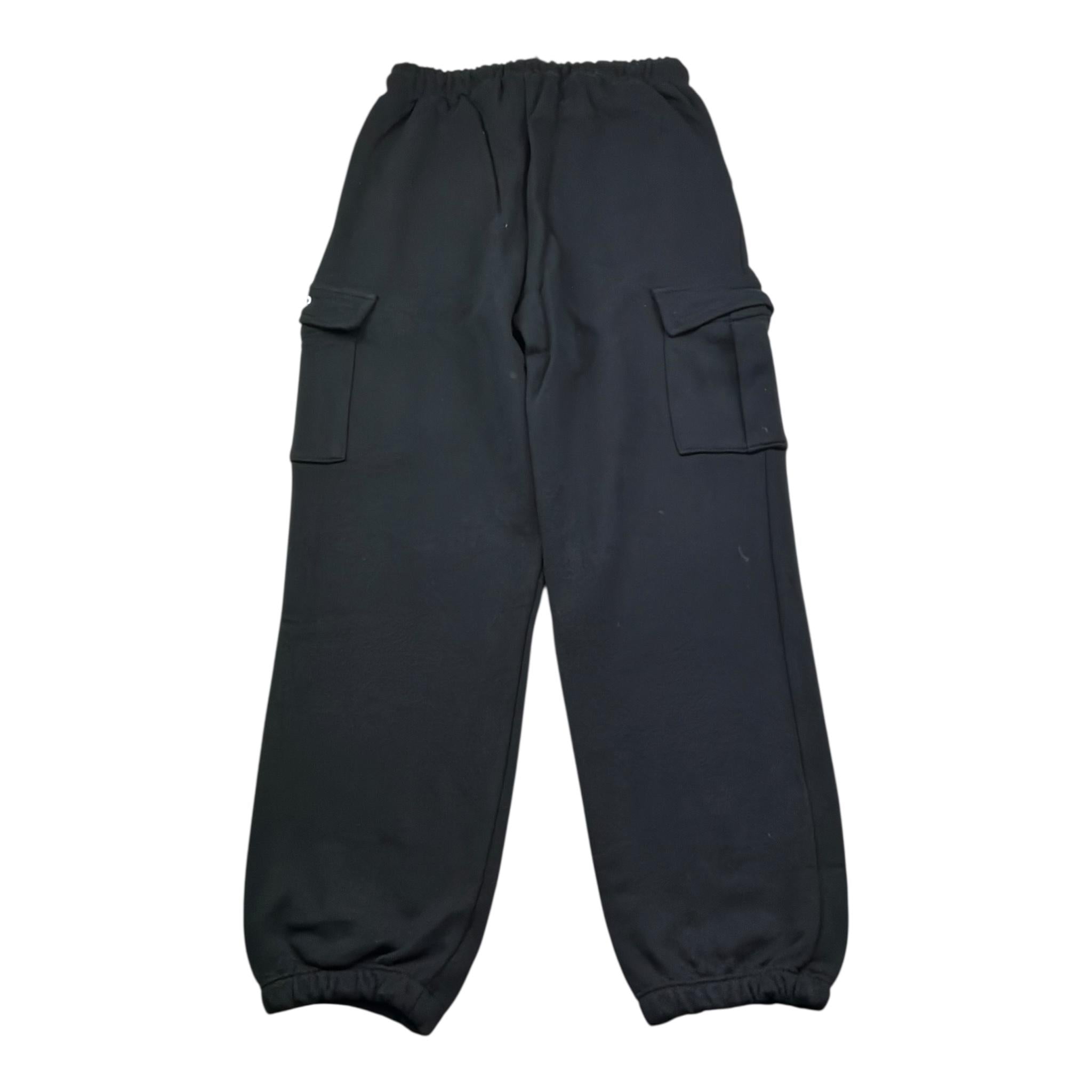 Disclaimer Pantalone Modello Tuta Tinta Unita con Logo per Bambino 25EDK58403 NERO DISCLAIMER 