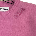 SAINT BARTH maglia girocollo tinta unita  Rosa per Neonata LYL001000N ROSA SAINT BARTH 