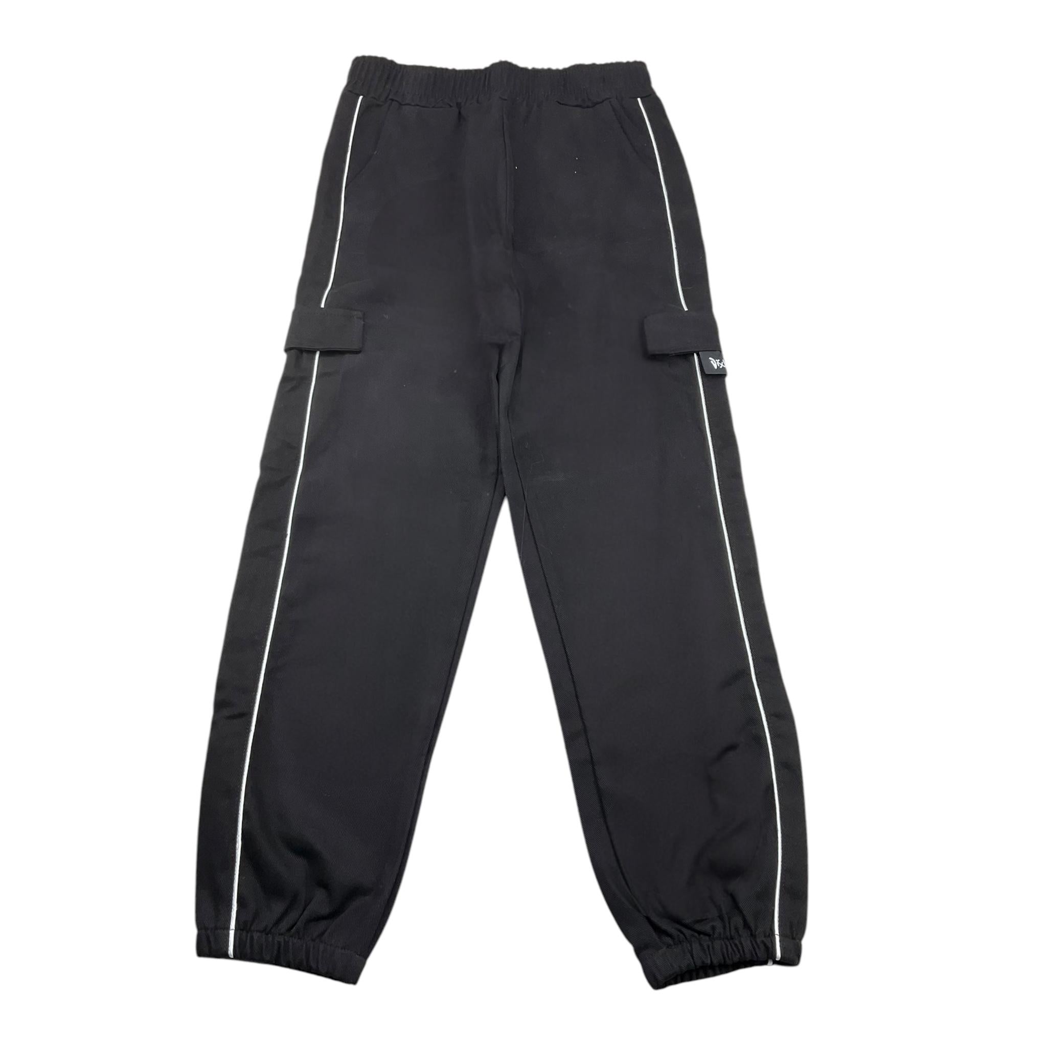 DISCLAIMER pantalone tinta unita con elastico in vita Nero per Bambino 24IDK58224 NERO DISCLAIMER 