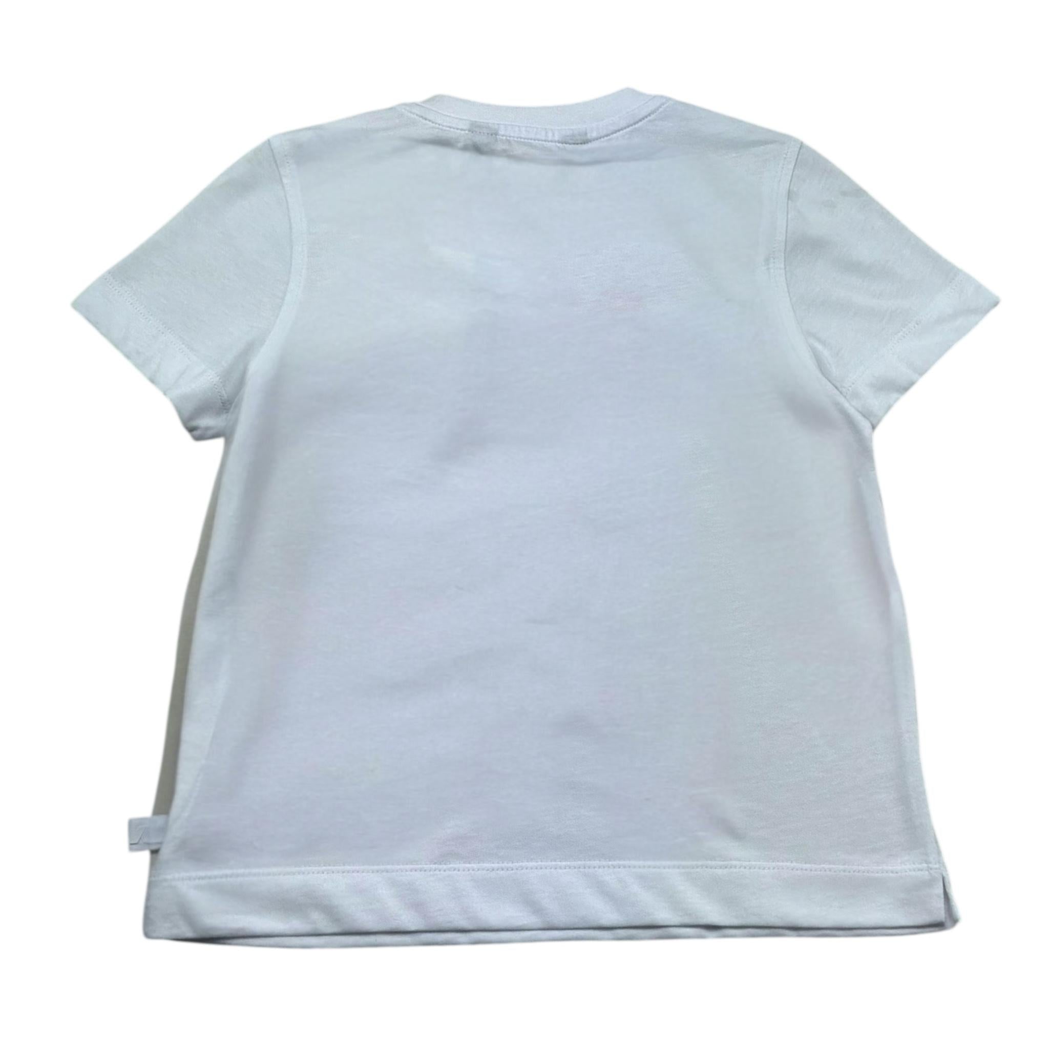 K-Way T-Shirt Girocollo Tinta Unita con Stampa per Bambina K2151QW BIANCO K-WAY 