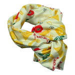 Carlotta Vindice Costume Intero tinta unita con Stampe con Bandana Giallo per Bambina TAC3 GIALLO CARLOTTA VINDICE 