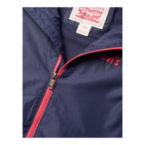 Levi'S Giubbino Tinta Unita con Zip E Cappuccio per Bambino 8EH380 BLU LEVI'S 