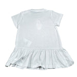 Moschino Abito Mezza Manica Tinta Unita con Stampa per Neonata MDV0DJ BIANCO MOSCHINO 